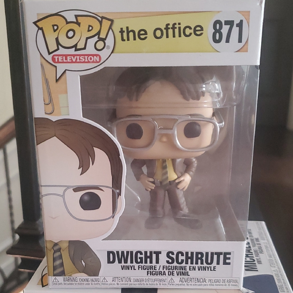 Funko Pop! Dwight Schrute Vinyl Figure - Brown